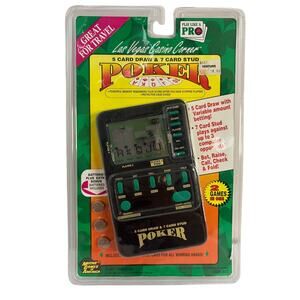 Brand New Sealed - Las Vegas Casino Corner Electronic Handheld Poker, 1994